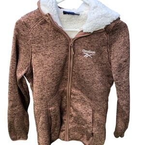 Reebok Brown Sherpa Lined Jacket